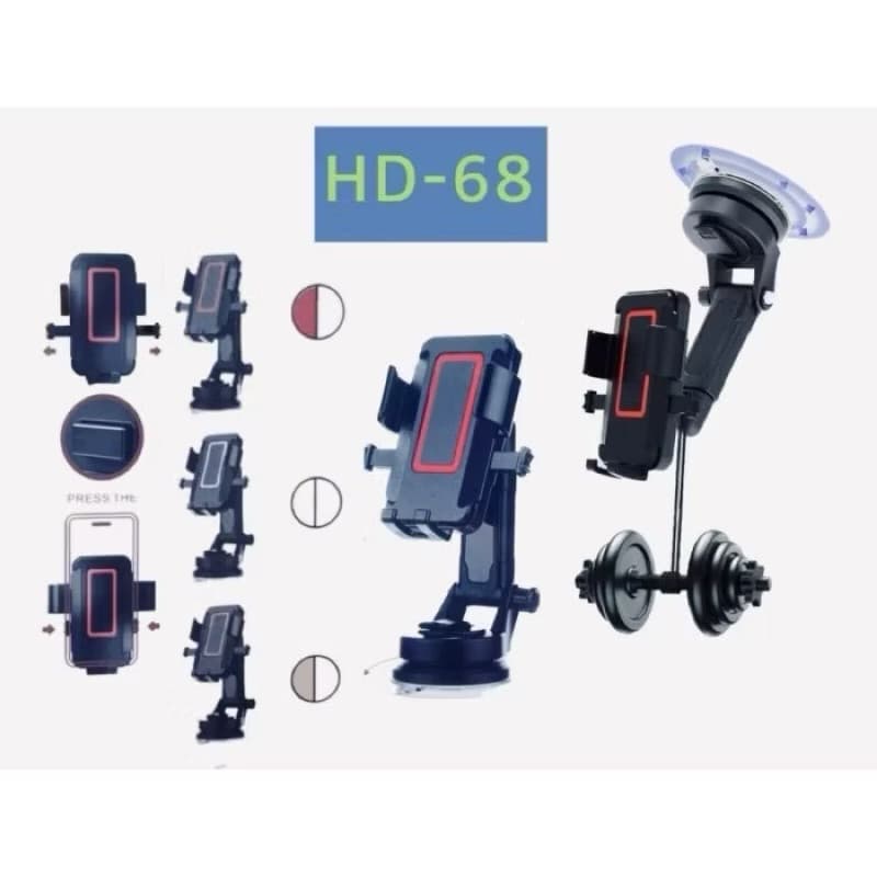 HOLDER MOBIL DASHBOARD HD-68 STAND PHONE DUDUKAN HP UNIVERSAL HD68
