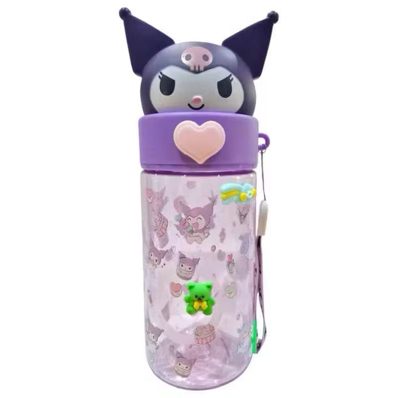Botol Minum Anak Kuromi Melody Cinnamoroll A-2361 Botol Minum 450ML Karakter Lucu BPA Free