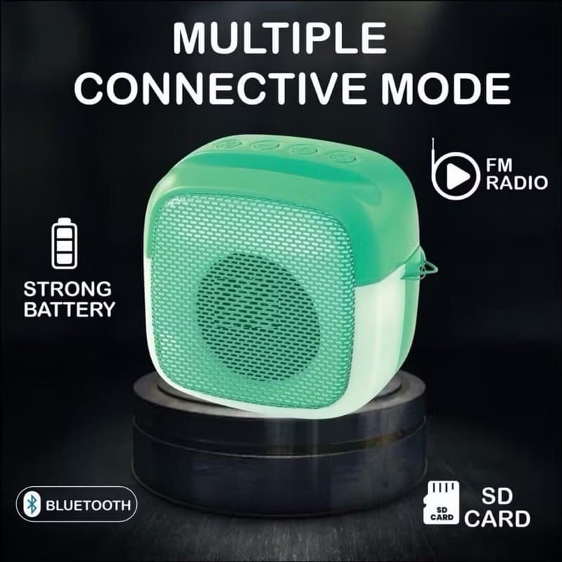 Speaker Bluetooth A-013 Portable Speaker Wireless Mini Stand LED RGB Lightning Bass