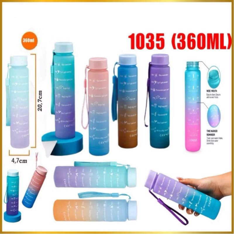 Botol Minum Anak 1035 Botol Minum 360ML Botol Minum Elegan Cantik BPA Free
