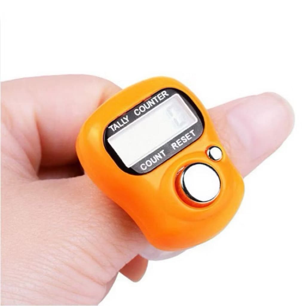(GROSIRAN) TASBIH DIGITAL MINI ALAT HITUNG ELEKTRIK FINGER TALLY COUNTER MINI JARI PENGHITUNG