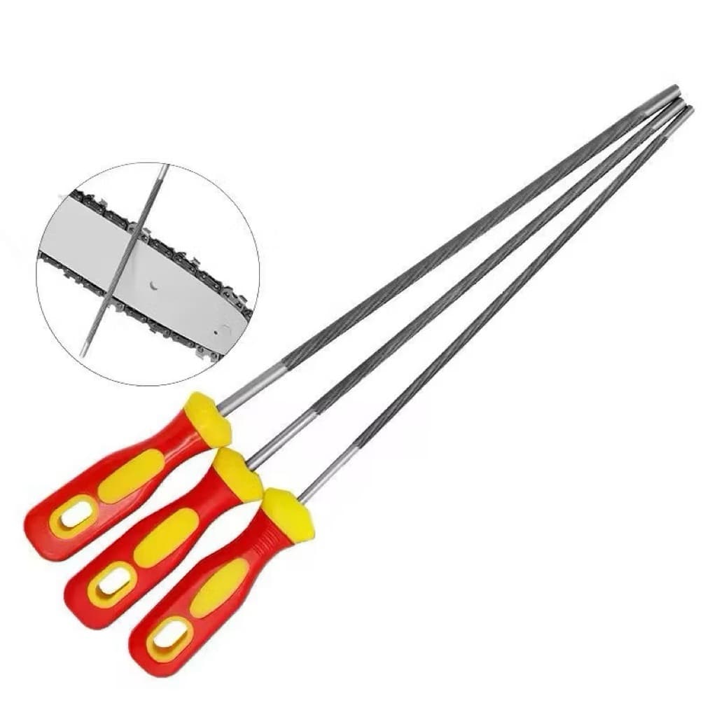 Kikir Gergaji Rantai Bulat Chainsaw 4MM  4.8MM  5.5MM  Alat Kikir Gergaji Besi Steel Serbaguna
