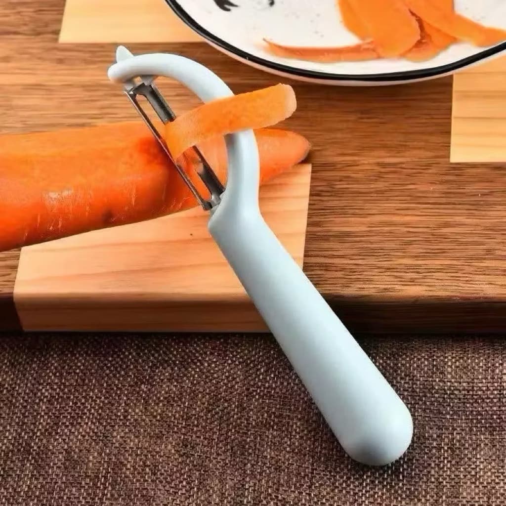 (GROSIRAN) Alat Peeler Pengupas Kulit Buah Dan Sayur Wortel Timun  Sentengah Lingkaran Serbaguna