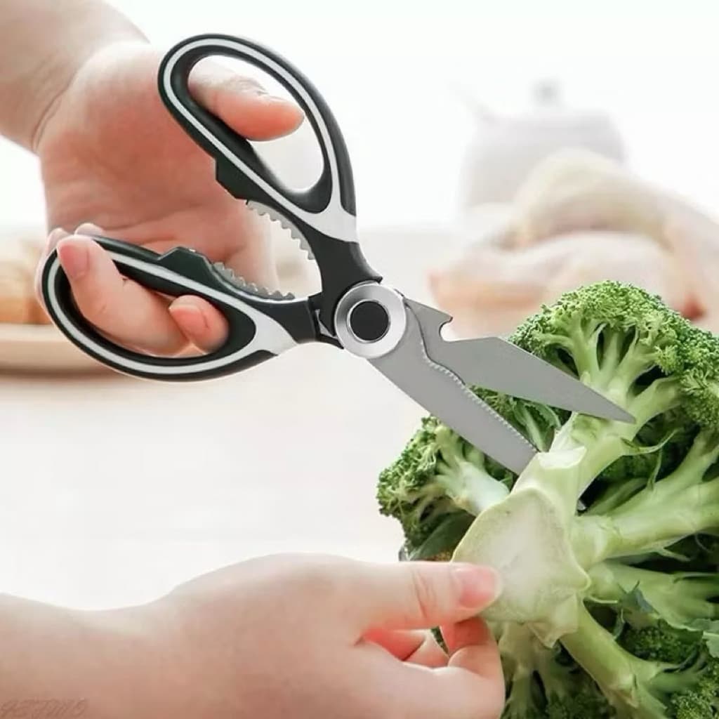 (GROSIRAN) Gunting Dapur Serbaguna Gunting Tajam Pemotong Sayur Buah Daging Pembuka Tutup Botol