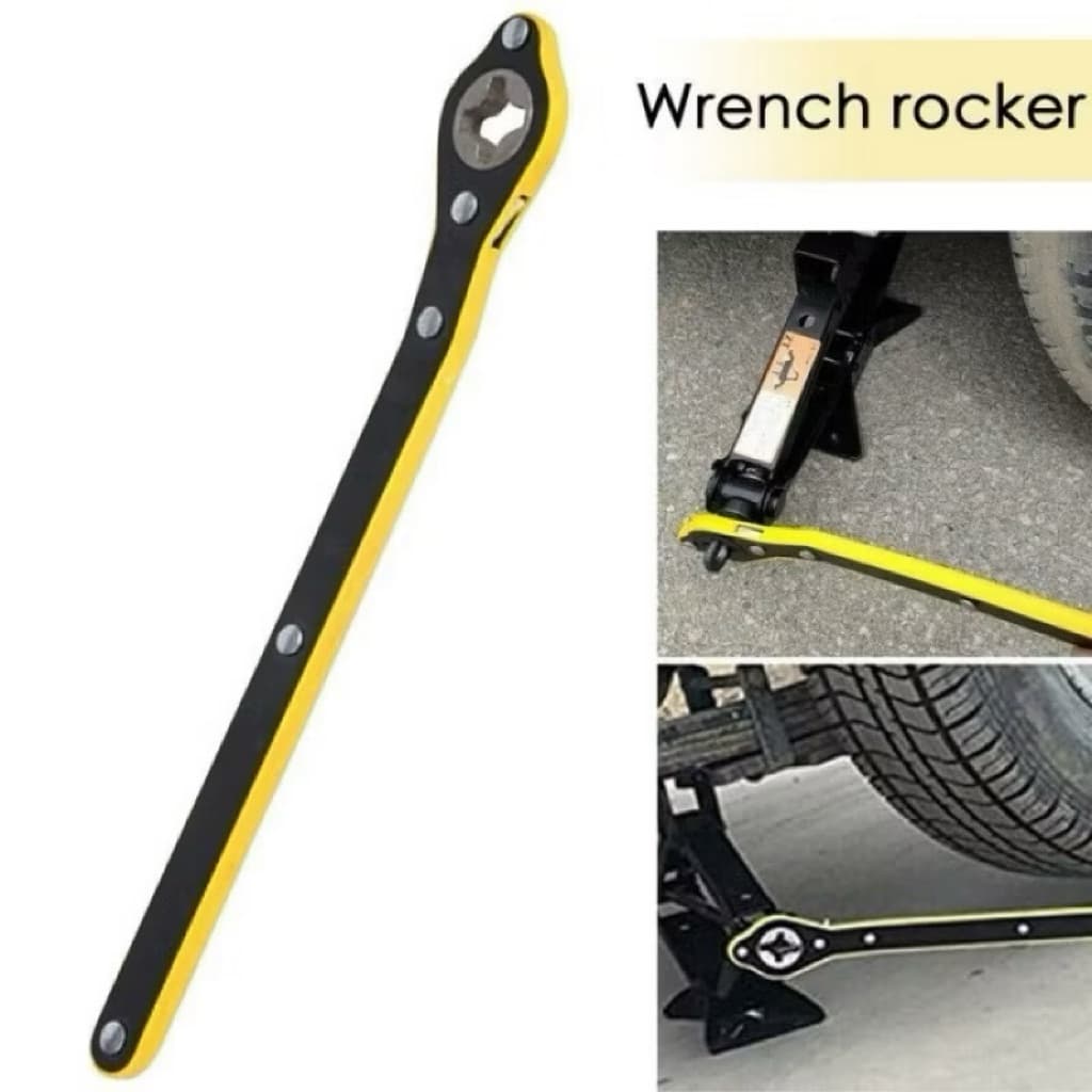 (GROSIRAN) Kunci Ratchet Wrench Alat Bantu Gagang Dongkrak Mobil Putaran Dongkrak Mobil Universal