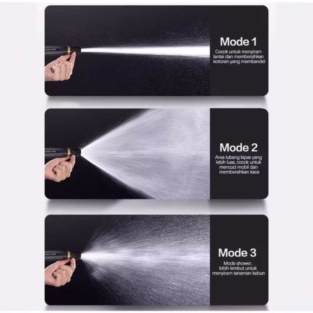 (GROSIRAN) Kepala Semprotan Air Alat Spray Taman Steam Motor Mobil Serbaguna Kepala Semprotan Bahan Kuningan