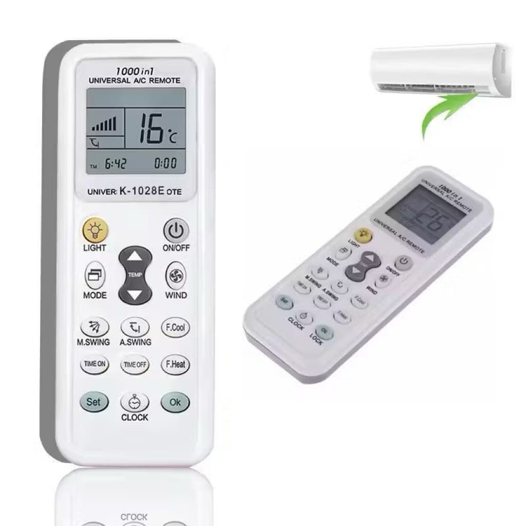 (GROSIRAN) Remote AC Universal 1000 in 1 K1028E Remot Ac Multi Untuk Semua Tipe AC Multifungsi