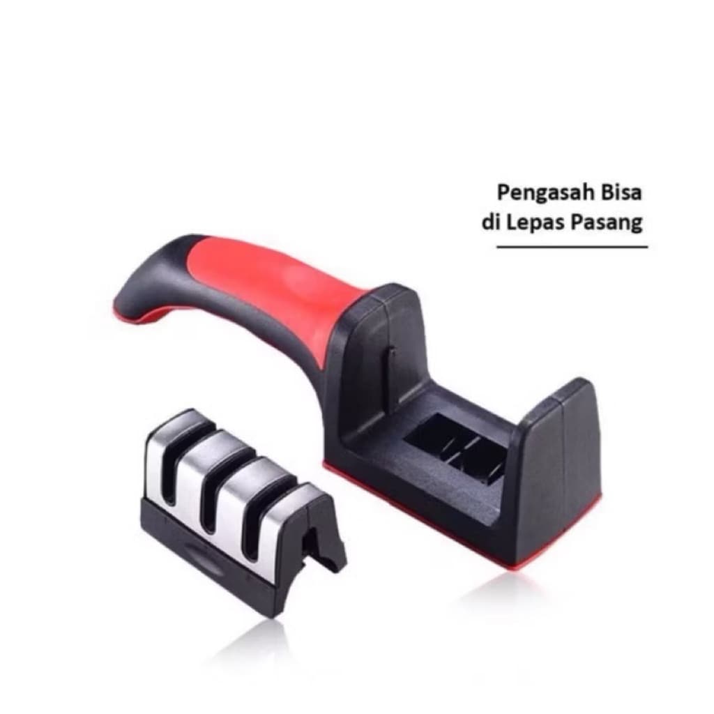 (GROSIRAN) Alat Pengasah Pisau & Gunting 3in1 Serbaguna Alat Pengasah Penajam Pisau Serbaguna