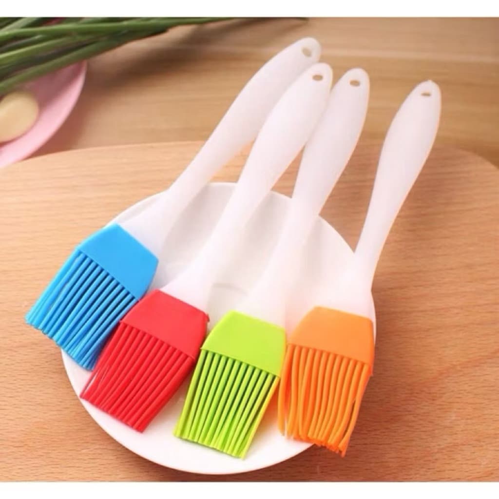 (GROSIRAN) kuas Silikon Tahan Panas Kuas Mentega Oles Kue Silicon Brush BBQ