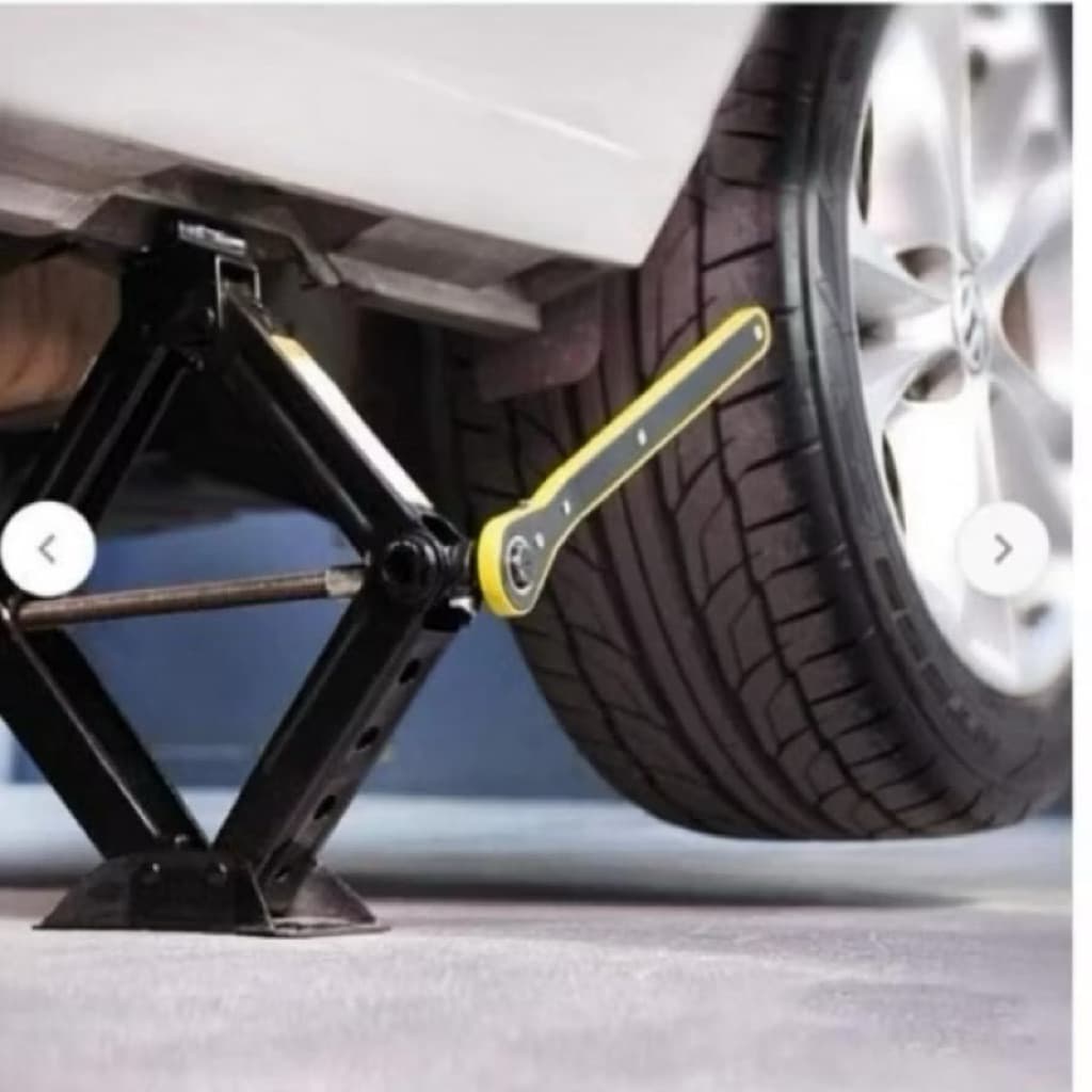 (GROSIRAN) Kunci Ratchet Wrench Alat Bantu Gagang Dongkrak Mobil Putaran Dongkrak Mobil Universal