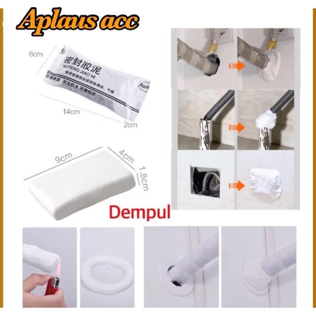 (GROSIRAN) Sealant Semen Lem perbaikan Lubang Instan Dempul serbaguna