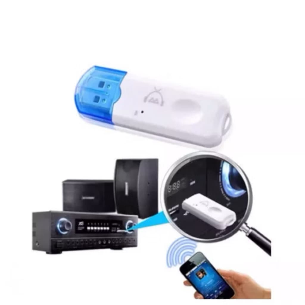 Audio Bluetooth Receiver CK-06 / USB Bluetooth Receiver Salon Murah Non Pack