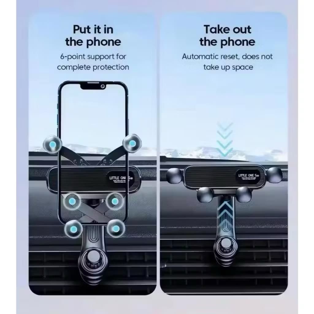 (GROSIRAN) Holder Hp Ventilasi AC Mobil X21 Phone Vent Car Mount Holder Ventilasi AC Mobil