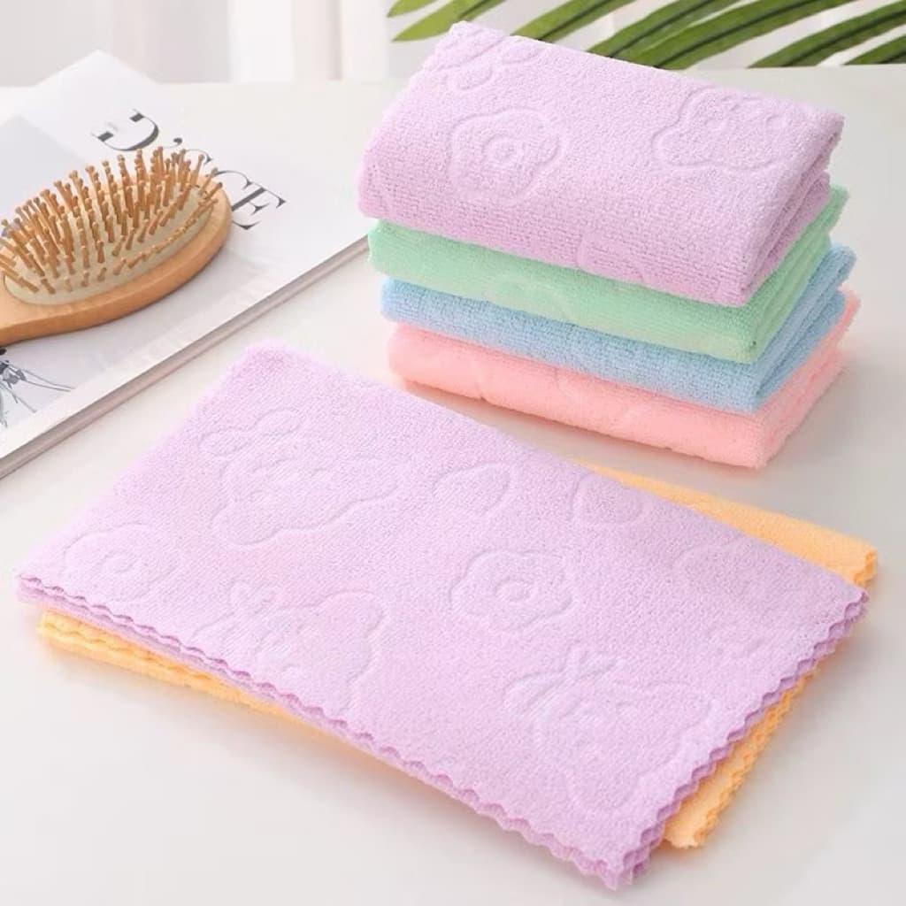 (GROSIRAN) Handuk Muka Lembut Motif Handuk Wajah Face Towel Serbaguna 30x30