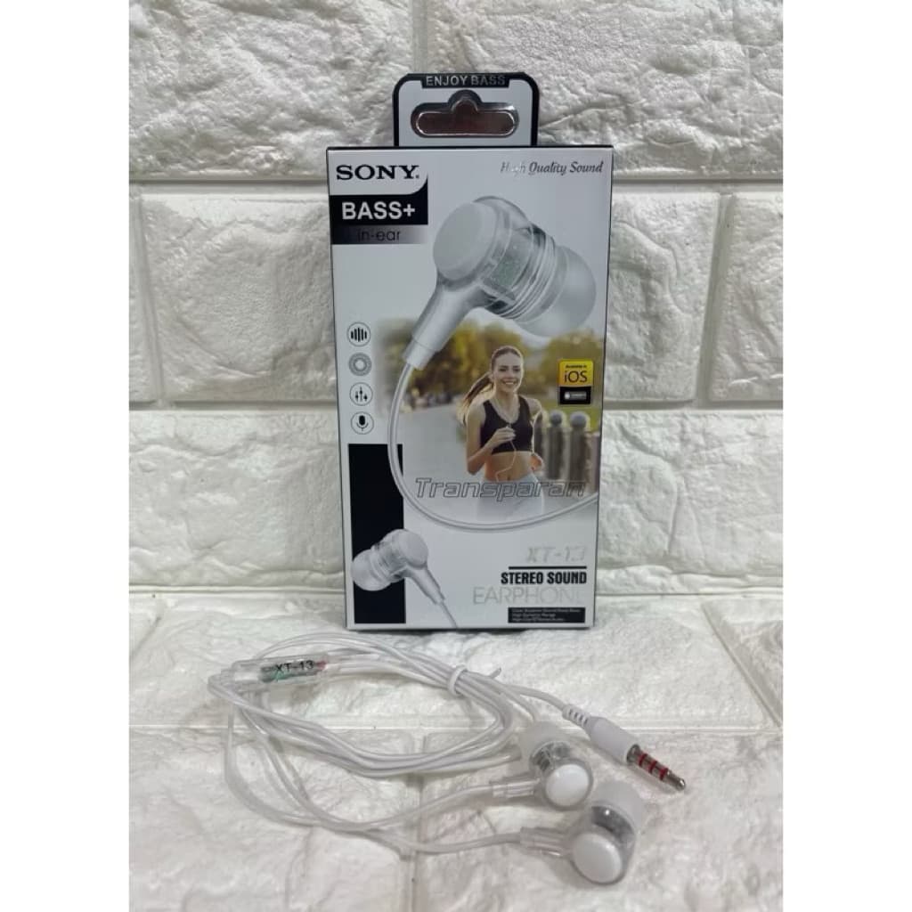 (GROSIRAN) Headset Handsfree XT-11, XT-12, XT-13, XT-14, XT-15, XT-20 + Mic 3.5mm Stereo Earphone Bass Bisa Buat Telepon