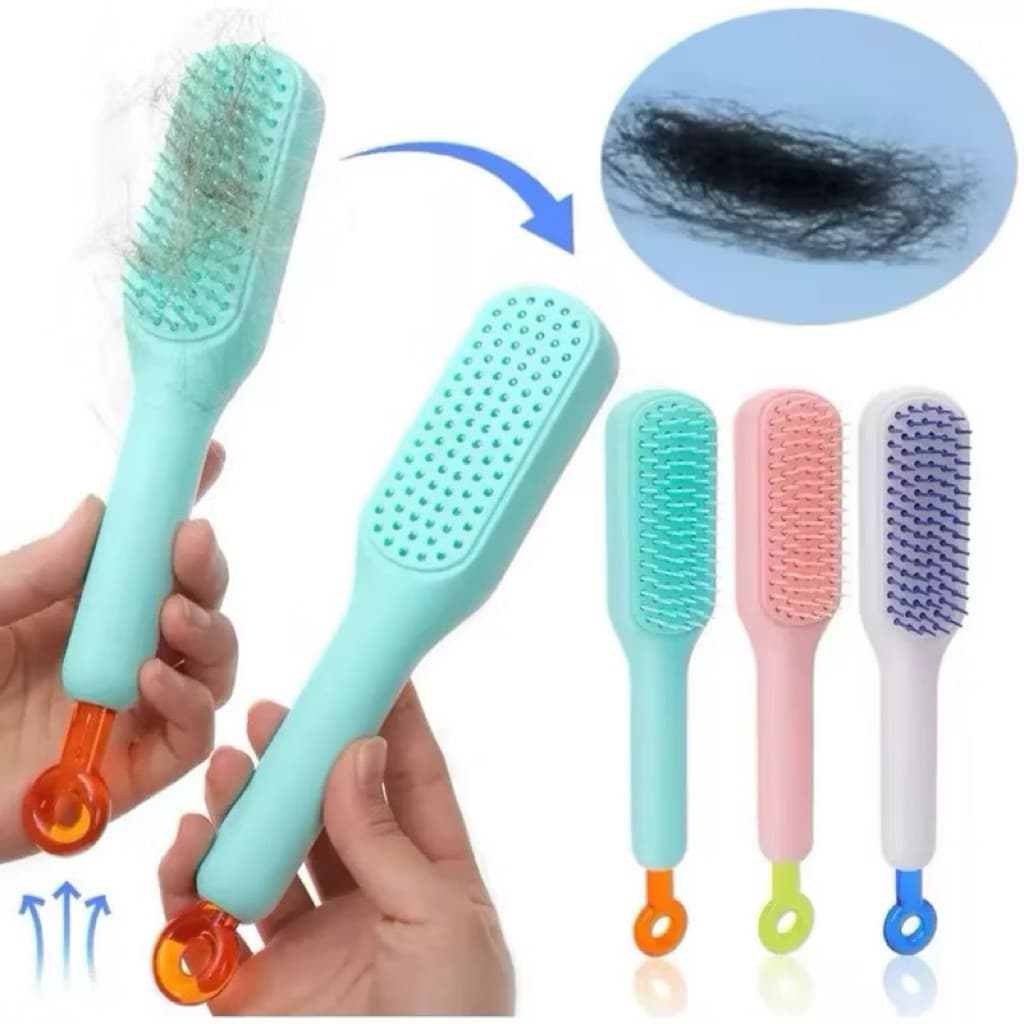 (GROSIRAN) Sisir Rambut Anti Kusut Magic Comb Sisir Rambut Halus Teleskopik Anti Rontok