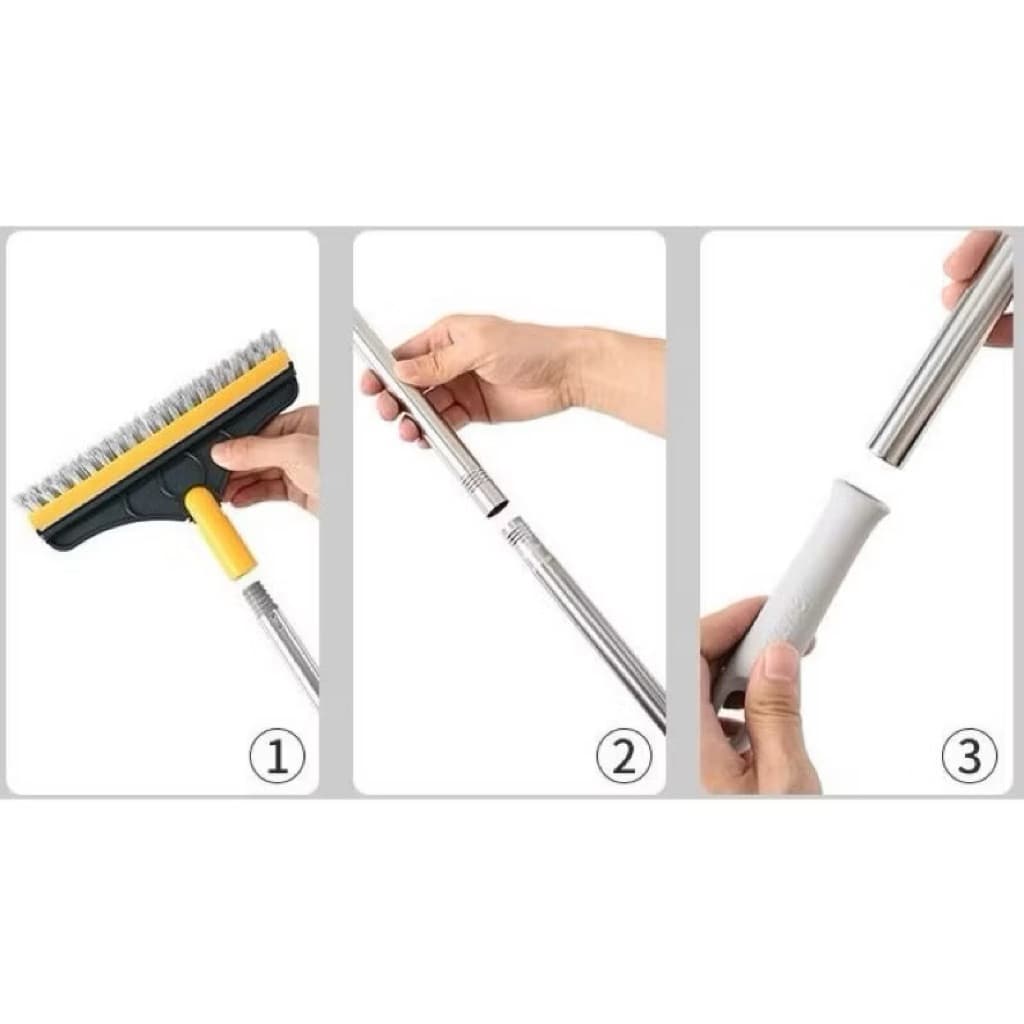 (GROSIRAN) Sikat WC 2in1 Wiper Sikat Pembersih Kamar Mandi Dinding Magic Broom Serbaguna