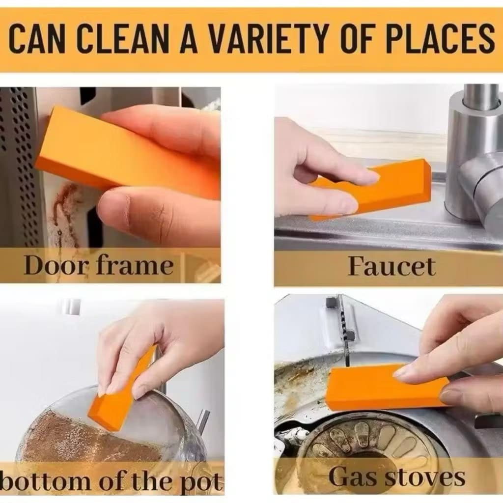 ( GROSIRAN ) Karet Pembersih Kerak Karet Penghapus Pembersih Kerak Kamar Mandi Toilet Kran Magic Rust Cleaning Eraser Serbaguna
