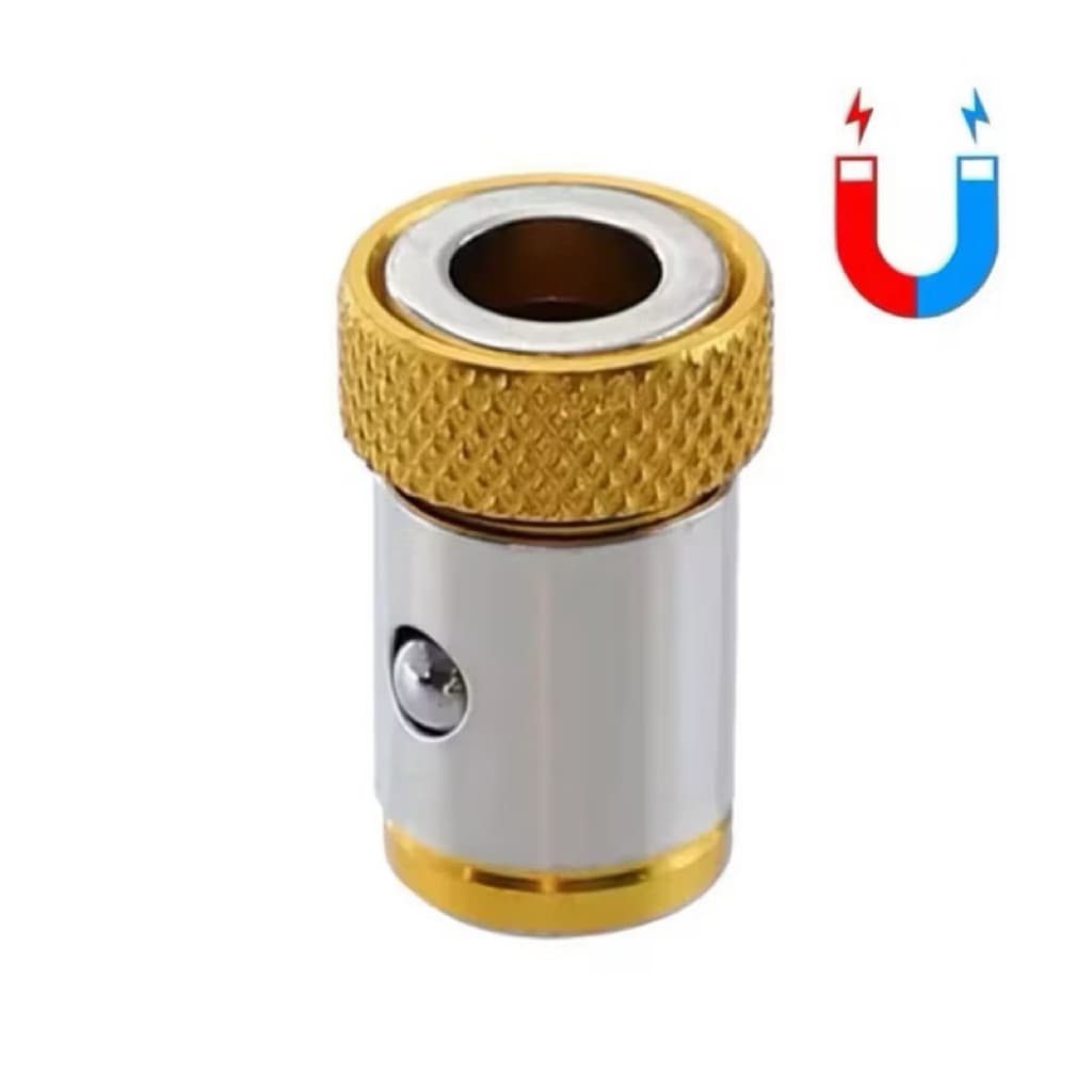 (GROSIRAN) Ring Magnet Kepala Obeng Konektor Adaptor Kepala Obeng Sekrup Magnetic Screw Driver