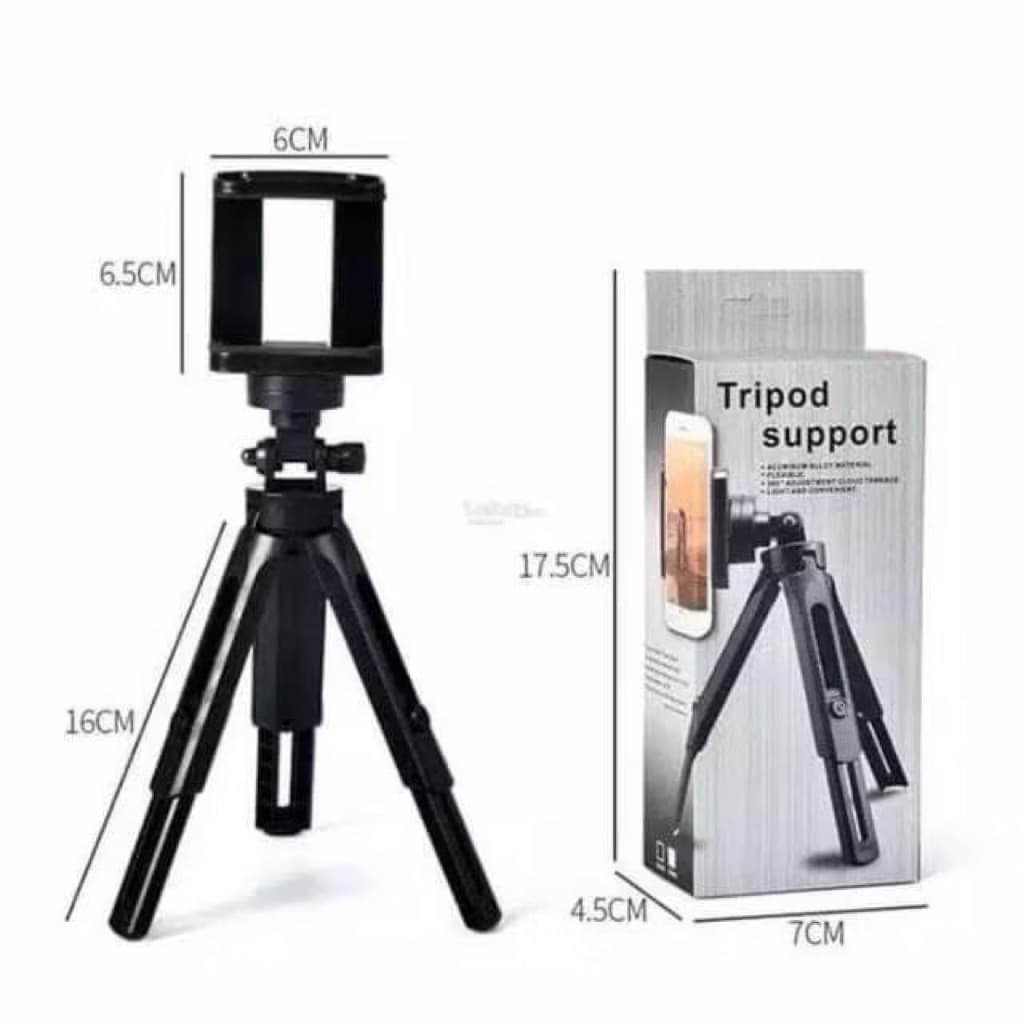 (GROSIRAN) Tripod Support Mini HD-30 Stick Phone Holder HP HD-30 Tripod Kamera
