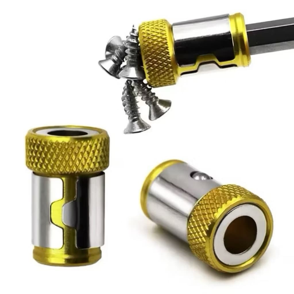 (GROSIRAN) Ring Magnet Kepala Obeng Konektor Adaptor Kepala Obeng Sekrup Magnetic Screw Driver