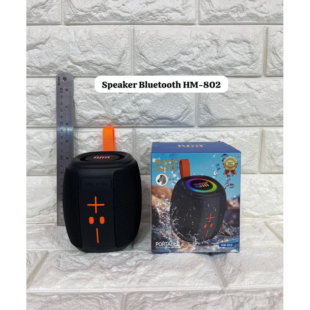 Speaker Bluetooth Waterproof HM-802 Wireless Portable Speker Blutut Music Box Anti Air