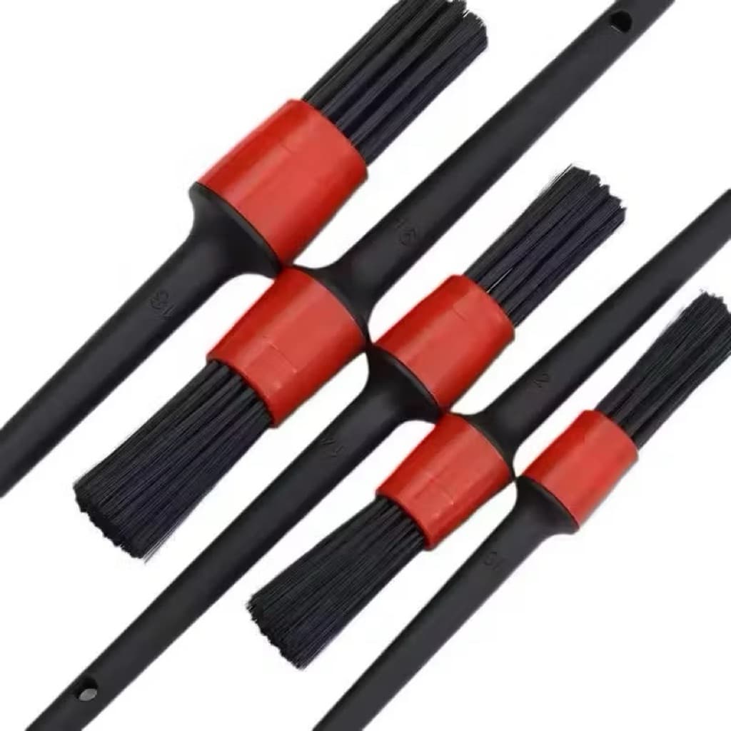 (GROSIRAN) Kuas Detailing Set 5in1 Kuas Sikat Pembersih Sela Interior Mobil Detailing Brush Set