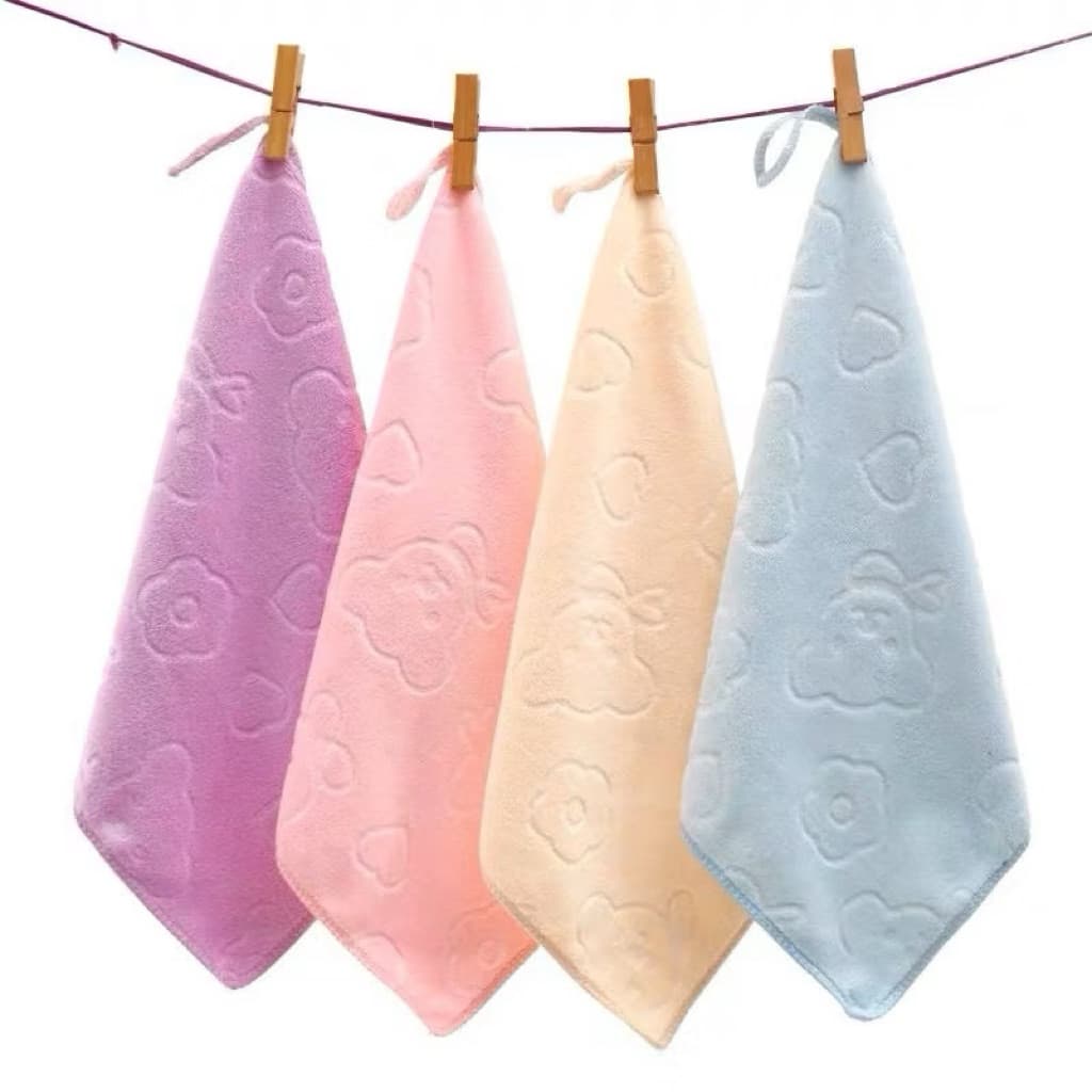 (GROSIRAN) Handuk Muka Lembut Motif Handuk Wajah Face Towel Serbaguna 30x30