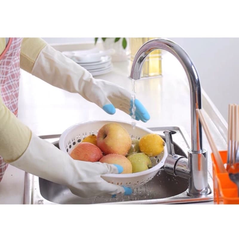 Sarung Tangan Cuci Piring Silikon Magic Rubber Gloves Cleaning Servis