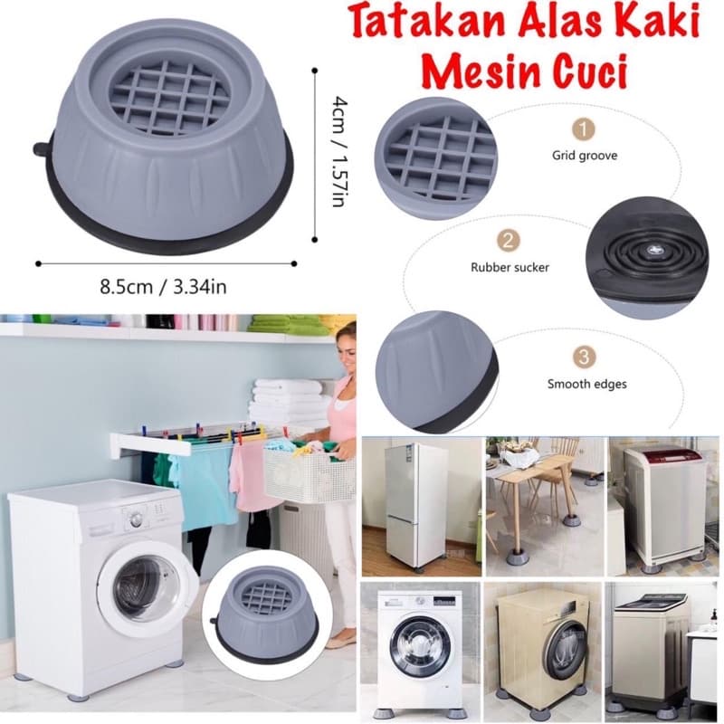 Alas Kaki Mesin Cuci Anti Getar Tatakan Mesin Cuci