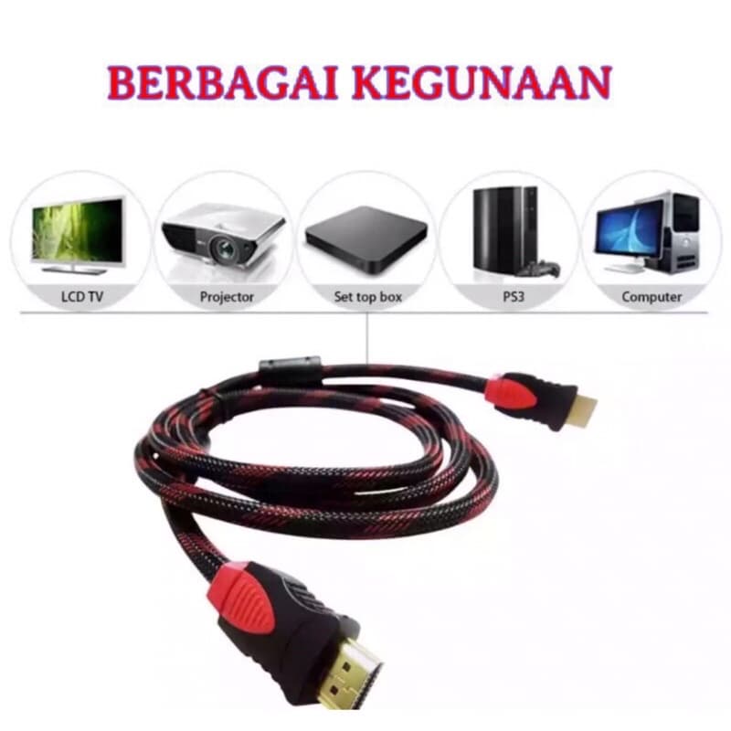 Kabel Konektor 3Meter Serat Jaring High Quality