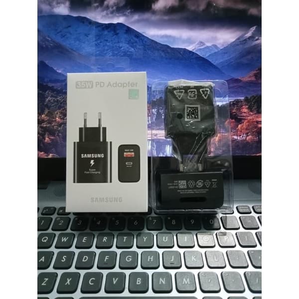 Charger Samsung 35W Model Ori Colokan Type C (Adaptor USB + PD)