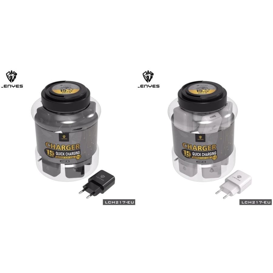 Batok Kepala Charger Lenyes LCH-217 QC2.0A Quick Charging adater LCH217 Toples isi 15pcs