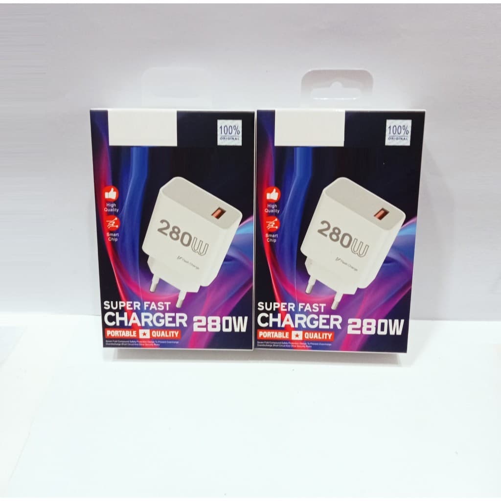 Batok Adapter Super FastCharger 280W Batok Kepala Casan HP For RDM 14C Portable Quality FastCharging
