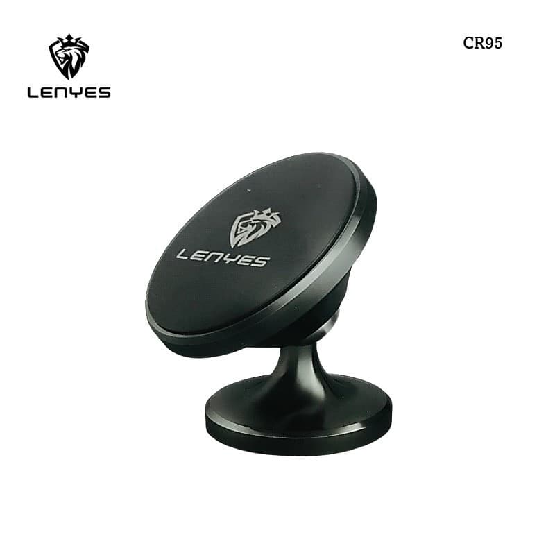 Phone Car Holder LENYES CR95 Magnetic 360 Degree Rotation Stand Dudukan Magnet Untuk HP Di Dashboard Mobil