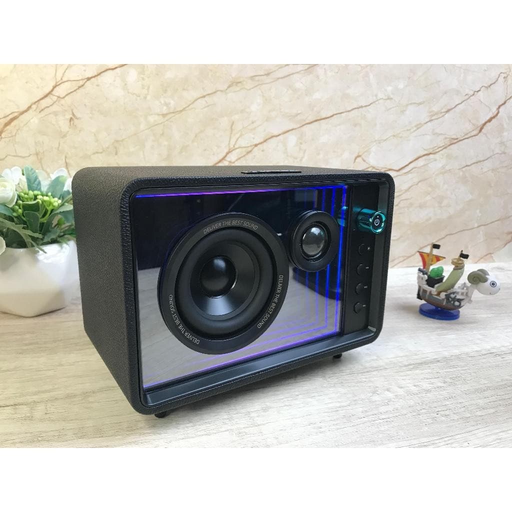 Speaker + Microphone LENYES S862 120W Outdoor KTV Wireless Karaoke Bluetooth 5.3 Bass Boost Abyss Mirror RGB Light
