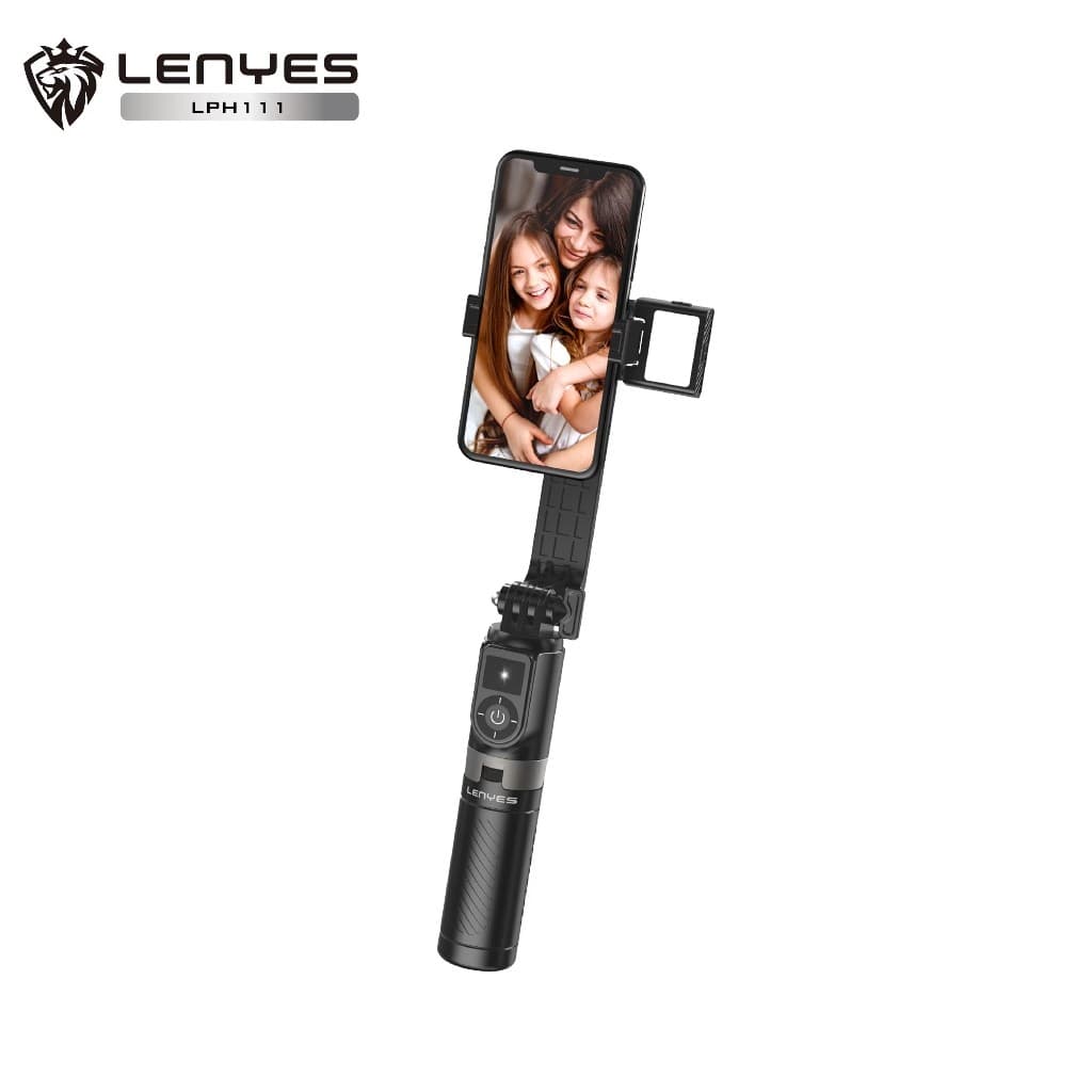 Tongsis LENYES LPH111 Mini Tripod Selfie Stick Kamera HP With Remote Bluetooth Monopod Portable Untuk Hand Phone