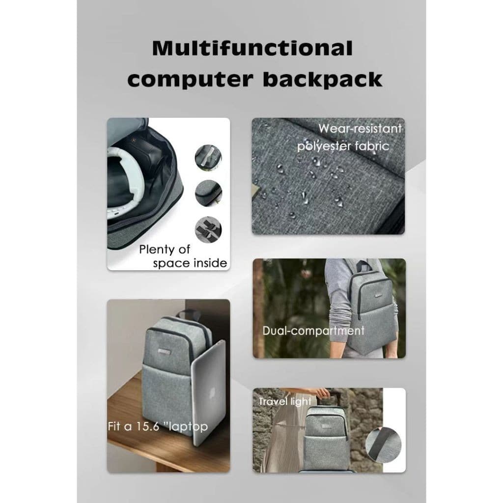 Tas Ransel Laptop Backpack Kasual Punggung Tas Kerja Pria Wanita LENYES LB520