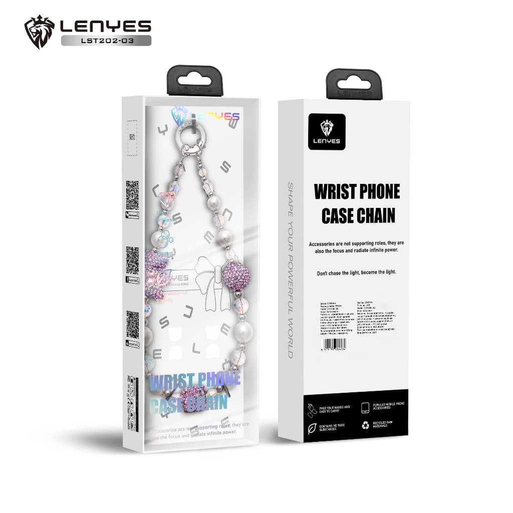 Tali gantungan Pendek HP LENYES Short Style  Lanyard Casing Handphone Korean Universal Bracelet Strap