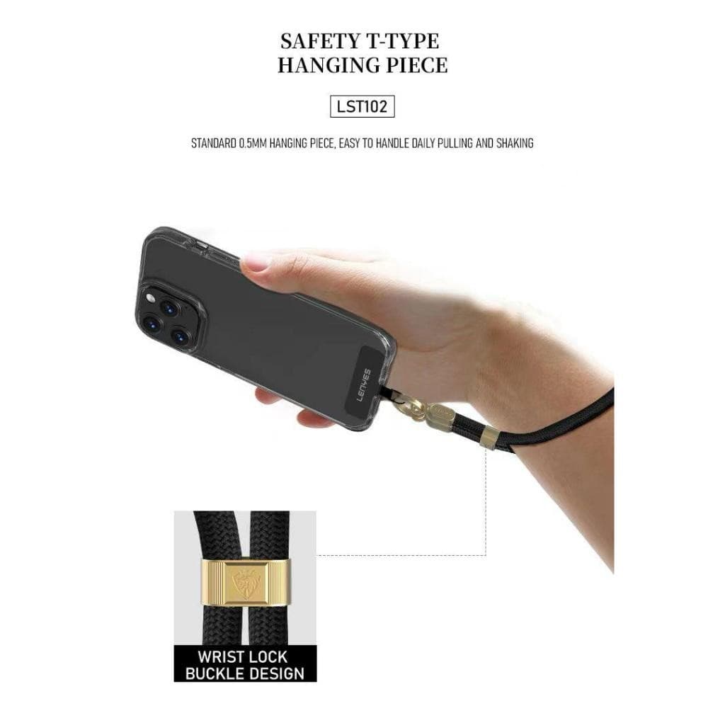 Lanyard Casing Handphone LENYES Short Korean Style Universal Bracelet Strap Tali gantungan Pendek HP