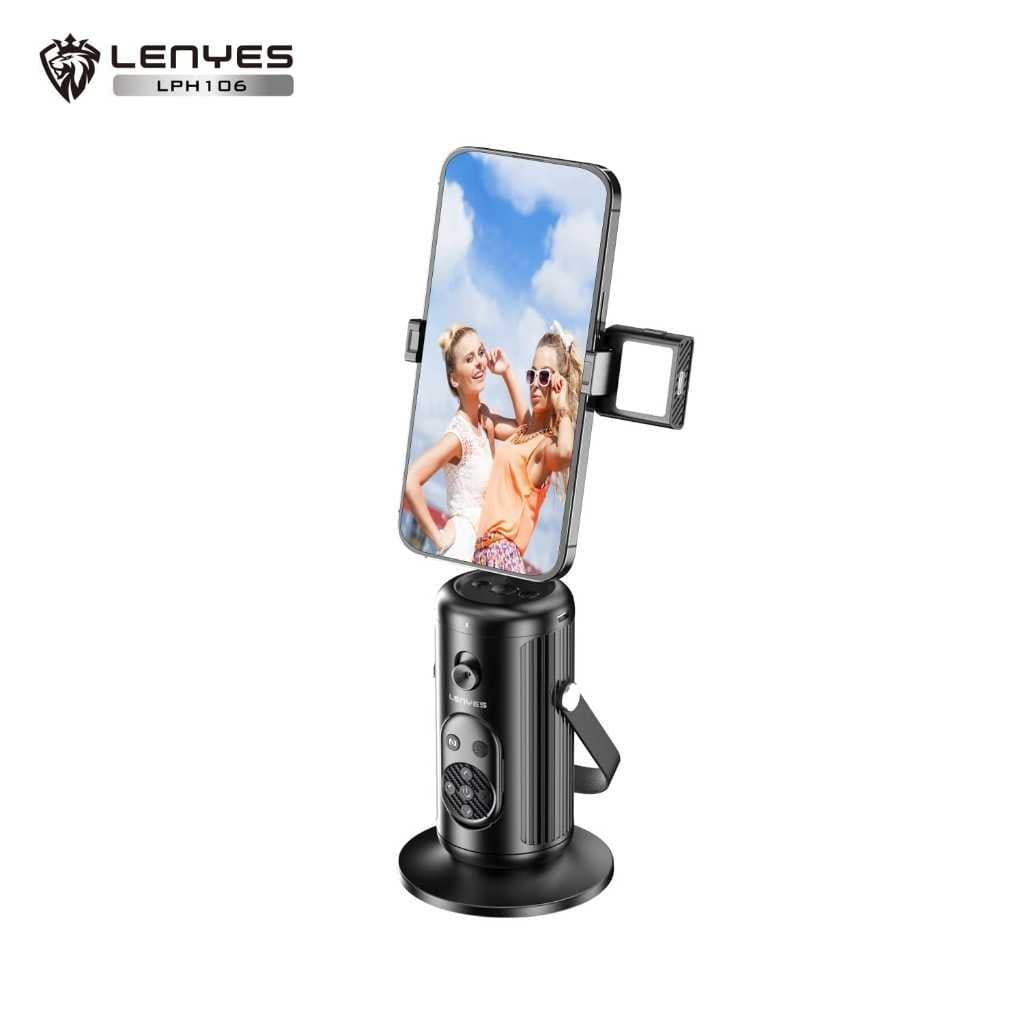 Tripod LENYES LPH106 Intelligent 360° Face Tracking Gimbal Stabilizer Phone Selfie Smart Gesture Recognition