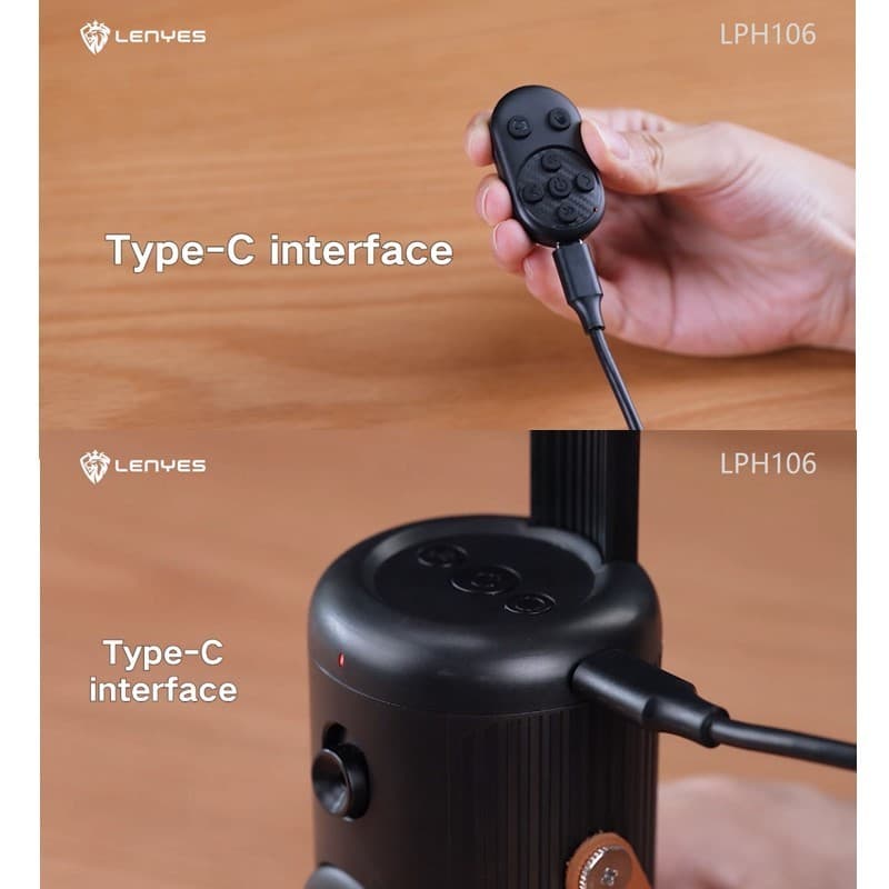 Tripod LENYES LPH106 Intelligent 360° Face Tracking Gimbal Stabilizer Phone Selfie Smart Gesture Recognition