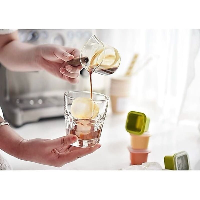 Kotak Mini Cetakan Es Batu Puding Jelly Kotak Kecil Cetakan Dengan Tutup Serbaguna
