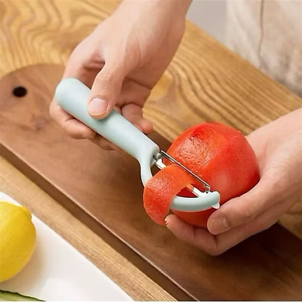 (GROSIRAN) Alat Peeler Pengupas Kulit Buah Dan Sayur Wortel Timun  Sentengah Lingkaran Serbaguna