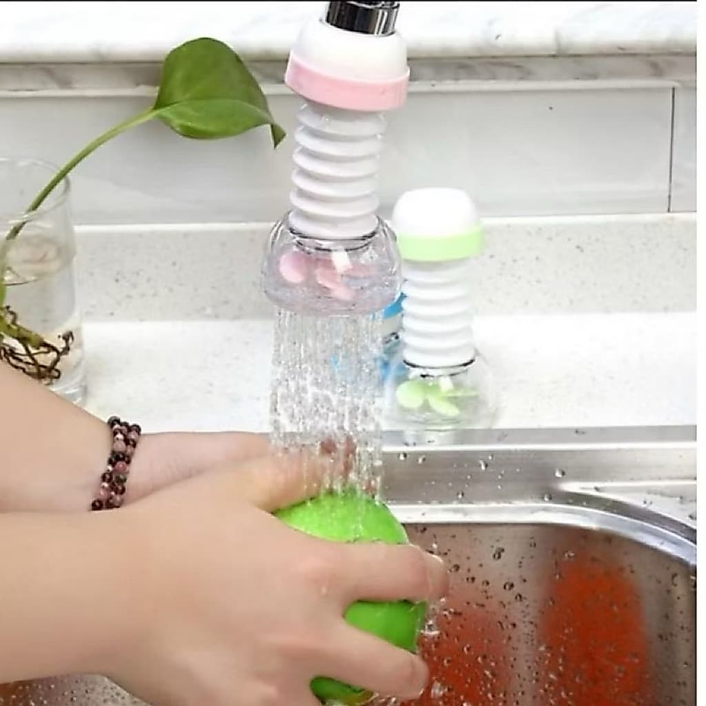 (GROSIRAN) Sambungan Kran Air TS-01 Fleksibel Dispenser Rak Dapur Filter Kepala Saring